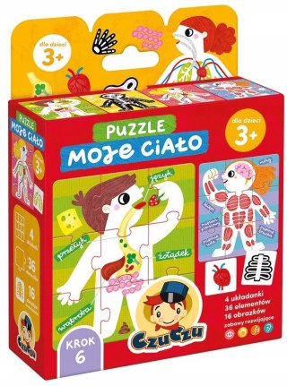 Puzzle i gra Moje ciało dla dzieci 3+, 36 elementów CzuCzu