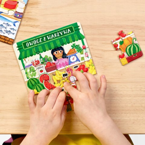 Puzzle i gra Na zakupy dla dzieci 3+, 36 elementów CzuCzu