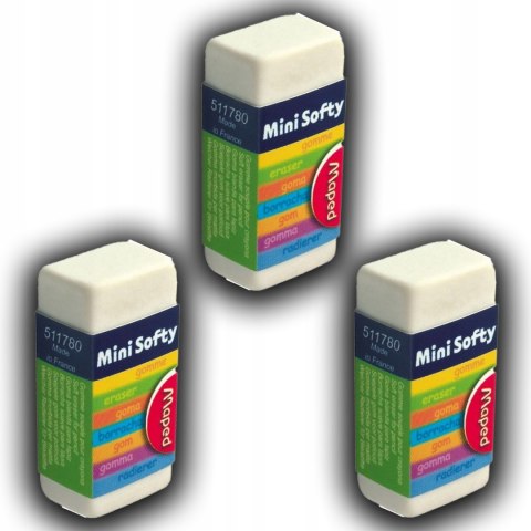 Gumka do mazania Maped biała