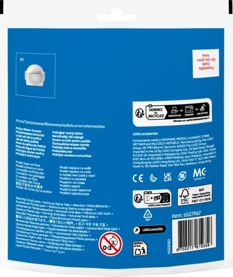 Lego City 30693 Policyjny skuter wodny