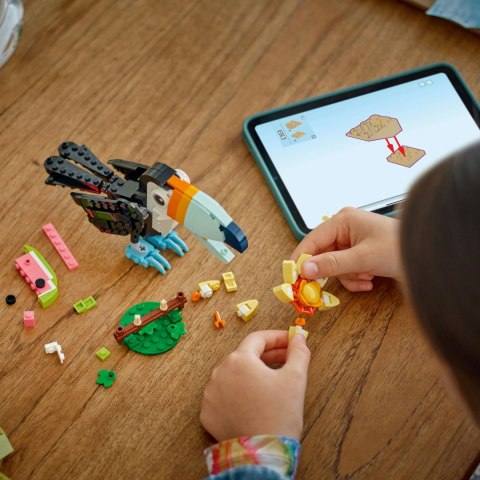 Lego Creator 3 w 1 Dzikie zwierzęta: Tropikalny tukan 31173