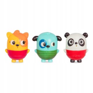 Zestaw Trzech Rozkręcanych Sikawek z Pieskiem, 6 m+ B.Toys BX2302Z