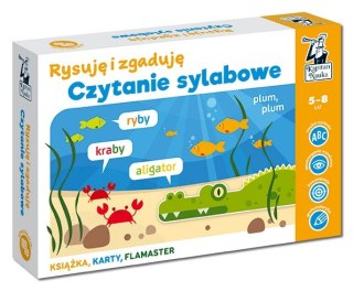 Czytanie sylabowe Rysuję i zgaduję Kapitan Nauka