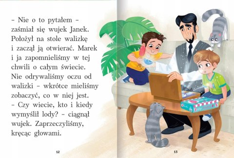 Lody o smaku przygody Duże litery Opowiadania do nauki czytania Aksjomat