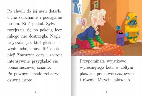 Parasol deszczowego skrzata Duże litery Opowiadania nauki czytania Aksjomat