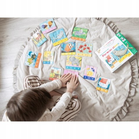 Puzzle edukacyjne Pierwsze słowa Kapitan Nauka Układanie i czytanie 3-6 lat