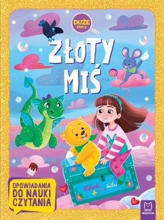Złoty Miś Duże litery Opowiadania do nauki czytania Aksjomat