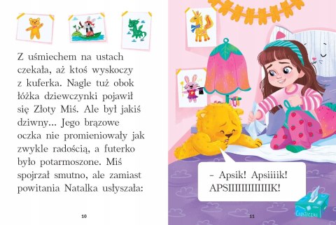 Złoty Miś Duże litery Opowiadania do nauki czytania Aksjomat