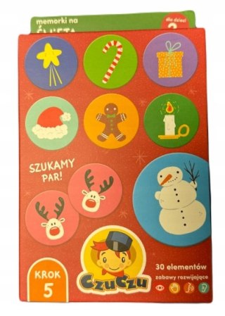 OUTLET Memorki na święta CzuCzu puzzle do pary 30 el. Uszkodzone opakowanie