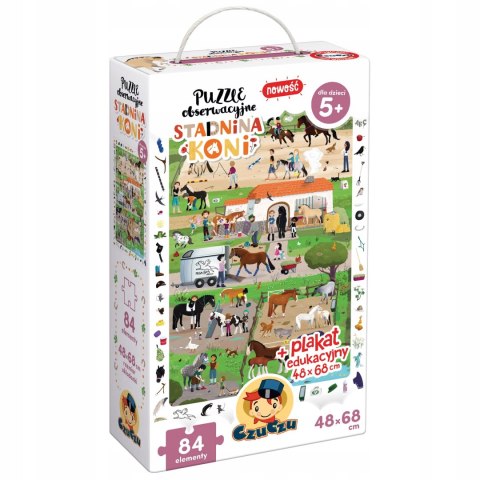Puzzle Obserwacyjne Stadnina Koni CzuCzu 5+