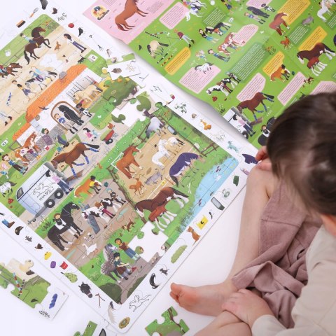 Puzzle Obserwacyjne Stadnina Koni CzuCzu 5+