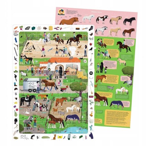 Puzzle Obserwacyjne Stadnina Koni CzuCzu 5+