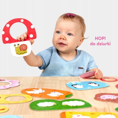 CzuCzu Puzzle z dziurką Przyjaciele 12m+ 11 elementów Moje pierwsze puzzle