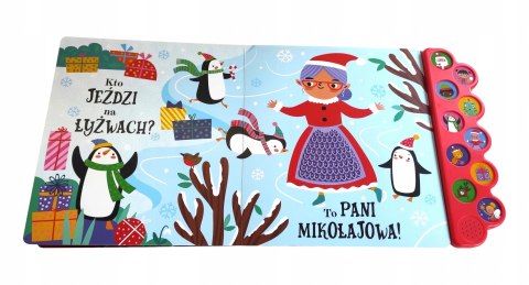 Dotknij i poczuj Gwiazdka Świąteczna przygoda! Książka dźwiękowa Sensoryczn