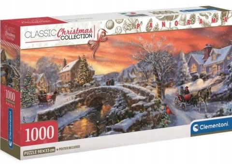 Puzzle Świąteczne 1000 elementów Panorama Compact 39999 Christmas Święta