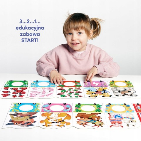 Puzzle z dziurką Pociąg z cyferkami CzuCzu