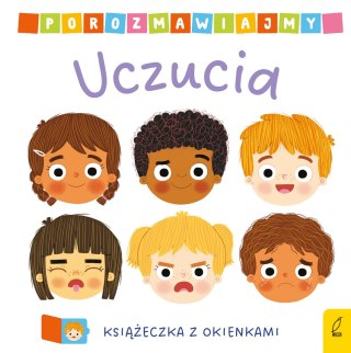Uczucia Porozmawiajmy Książeczka z Okienkami Emocje