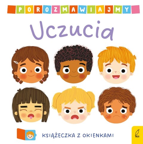 Uczucia Porozmawiajmy Książeczka z Okienkami Emocje