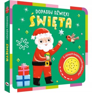 Dopasuj dźwięki Święta 5 różnych świątecznych odgłosów Świąteczna