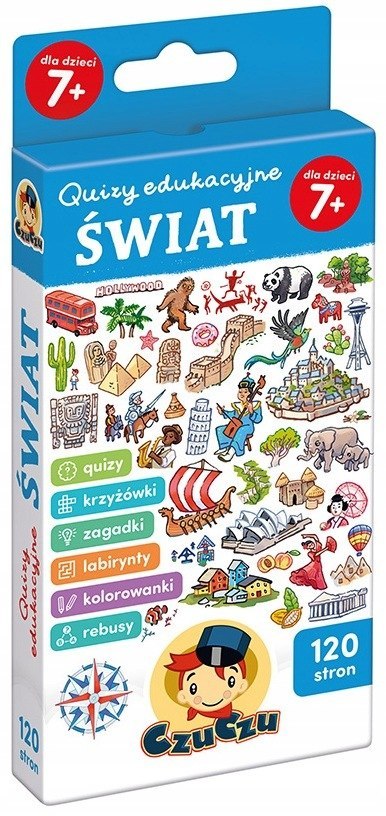 Gra planszowa CzuCzu Quizy Edukacyjne Świat 7+ Czu Czu