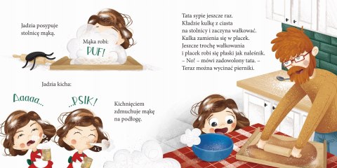Jadzia Pętelka piecze pierniki Barbara Supeł Zielona Sowa Świąteczna