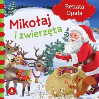 Mikołaj i zwierzęta Książeczka z Mikołajem Świąteczna Skrzat Mikołajki