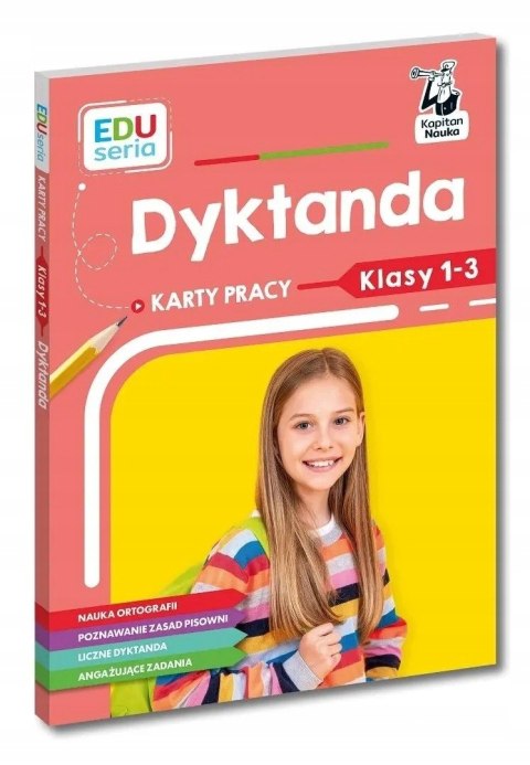 Pakiet Ortografia Karty Pracy w Szkole i w Domu Klasy 2-3 Dyktanda 1-3