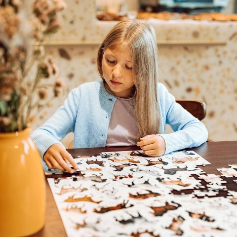 Puzzle 200 elementów Konie Czu czu