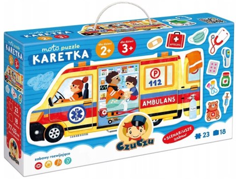Puzzle CzuCzu Moto Karetka 2+ Czu czu