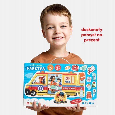 Puzzle CzuCzu Moto Karetka 2+ Czu czu