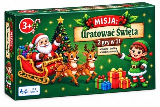 Świąteczna Gra Planszowa Misja Uratować Święta 2 gry Świąteczne Mikołajki
