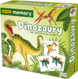 Memory Dinozaury Gra Pamięciowa Memo Adamigo