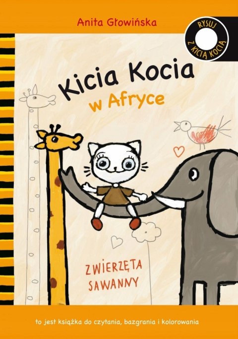 Kicia Kocia w Afryce Rysuj z Kicią Kocią Koloruj