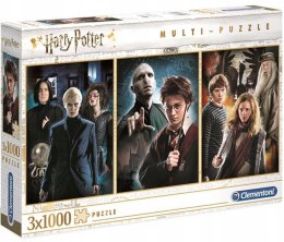 Puzzle 3x1000 el Harry Potter 3w1 61884 Clementoni