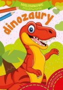 Maluszkowe malowanie Dinozaury Kolorowanka