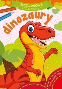 Maluszkowe malowanie Dinozaury Kolorowanka