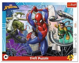 Puzzle ramkowe Spiderman 25 elementów Trefl 31347