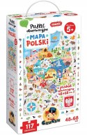 Puzzle Obserwacyjne Mapa Polski CzuCzu 117 el. 5+