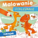 Malowanie doklejanie Dinozaury Kolorowanka