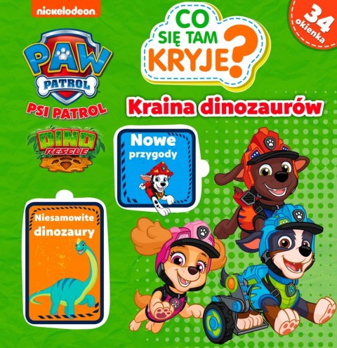 Psi Patrol 3 Książka Okienkami Kraina Dinozaurów