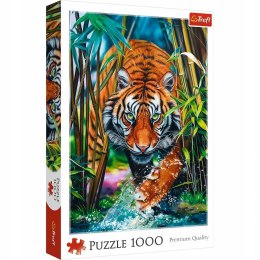 Puzzle Drapieżny Tygrys 1000 elementów Trefl 10528