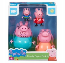 Świnka Peppa Pig Rodzina 4 Figurki Tata George