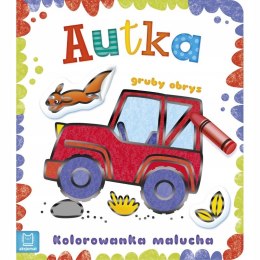 Autka Kolorowanka malucha z grubym obrysem