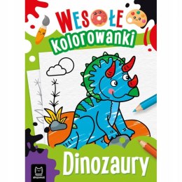 Dinozaury Wesołe kolorowanki Malowanka Kolorowanka