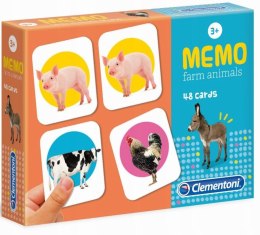 Memo Zwierzęta na Farmie Memory Pamięć Clementoni