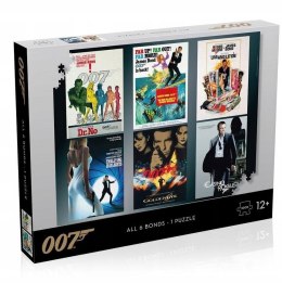 Puzzle 1000 el James Bond 007 Debiuty Aktorów