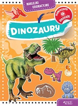 Naklejki edukacyjne Dinozaury Naklejanie
