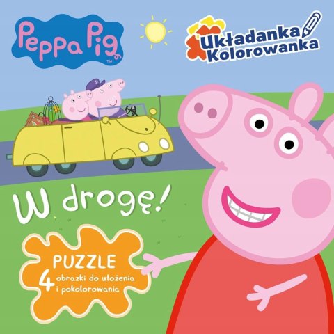 Świnka Peppa Książka z Puzzlami Puzzle 4 Układanki