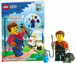 Książka Lego City Złota rączka + Figurka
