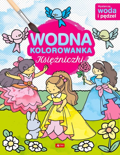 Księżniczki Wodna kolorowanka Maluj wodą